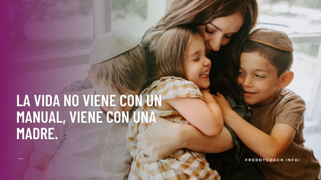 La vida no viene con un manual, viene con una madre.